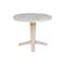 International Concepts 36 in. Solid Wood Round Top Pedestal Table w/12 in. Leaf - 30.1 in.High - Dining Height, Unfinished K-36RXT-23B - alternate 7